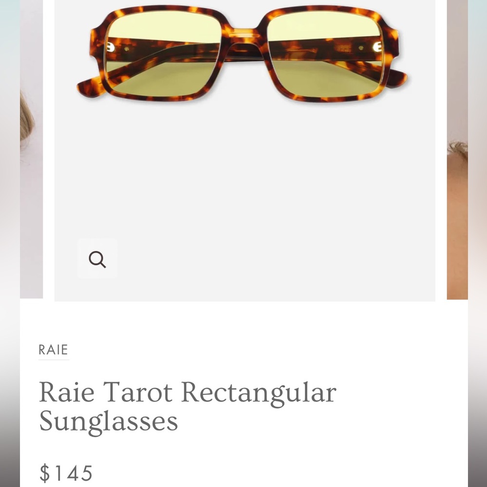 Raie Tarot Rectangular Sunglasses